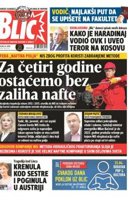 Blic - broj 7253, 24. apr 2017.