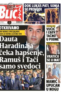 Blic - broj 7372, 23. avg 2017.