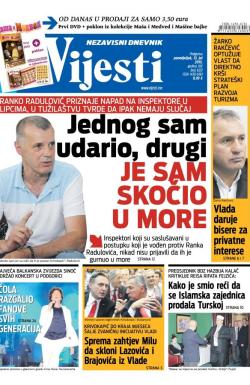 Vijesti - broj 6212, 13. jul 2015.