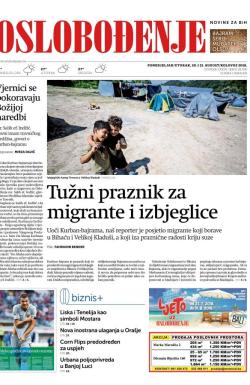 Oslobođenje - broj 25766, 20. avg 2018.