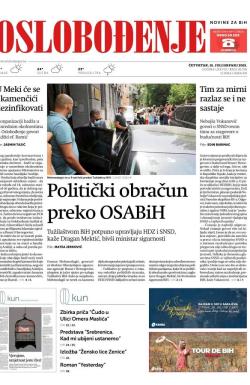 Oslobođenje - broj 26736, 15. jul 2021.