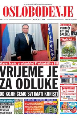 Oslobođenje - broj 24.451, 26. dec 2014.