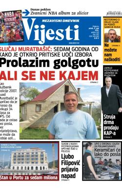 Vijesti - broj 5787, 9. maj 2014.