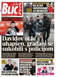 Blic - broj 7855, 26. dec 2018.