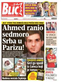 Blic - broj 6739, 16. nov 2015.