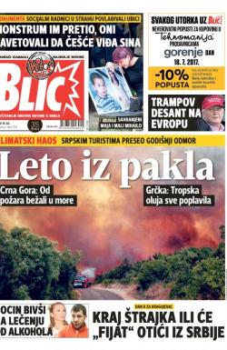 Blic - broj 7336, 18. jul 2017.