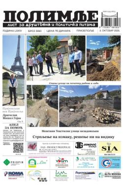 Polimlje, Prijepolje - broj 3061, 3. okt 2025.