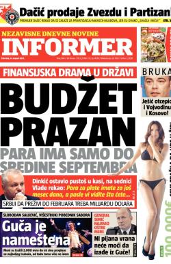 Informer - broj 384, 8. avg 2013.