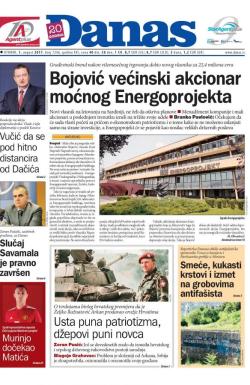 Danas - broj 7246, 1. avg 2017.