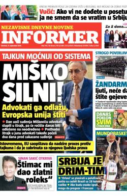 Informer - broj 718, 11. sep 2014.