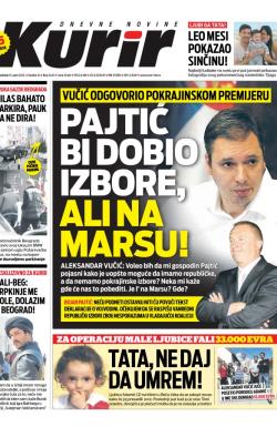 Kurir - broj 3432, 15. apr 2013.