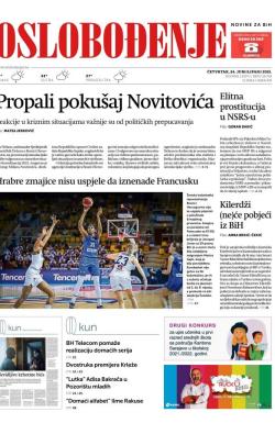 Oslobođenje - broj 26718, 24. jun 2021.