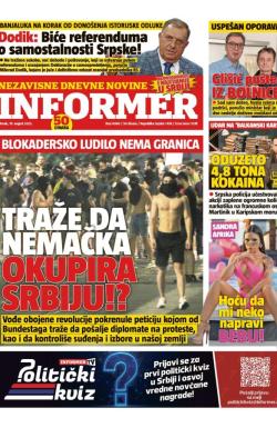 Informer - broj 4060, 19. avg 2025.