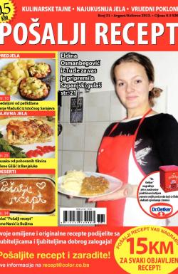 Pošalji recept BIH - broj 31, 25. jul 2013.