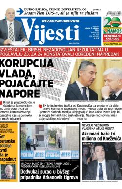 Vijesti - broj 5939, 8. okt 2014.