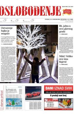 Oslobođenje - broj 26255, 31. dec 2019.