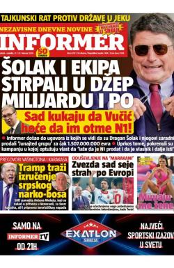 Informer - broj 4213, 21. feb 2026.