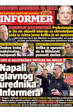 Informer - broj 3179, 29. sep 2022.