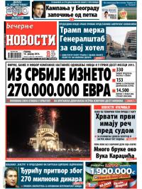 Večernje novosti - broj 1149, 14. jan 2014.