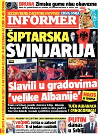 Informer CG - broj 748, 16. okt 2014.