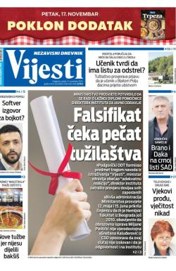 Vijesti - broj 9187, 17. nov 2023.