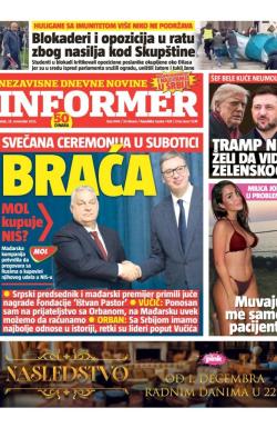 Informer - broj 4146, 28. nov 2025.