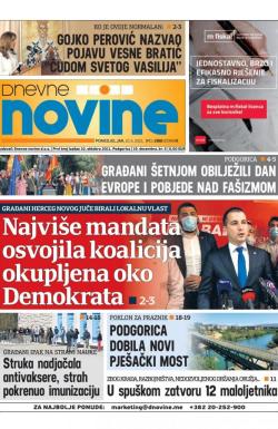 Dnevne novine - broj 2984, 10. maj 2021.