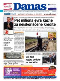 Danas - broj 5933, 27. dec 2013.