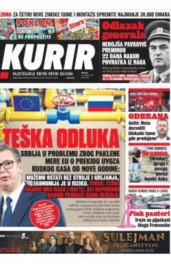 Kurir - broj 4184, 21. okt 2025.