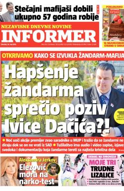 Informer - broj 312, 16. maj 2013.