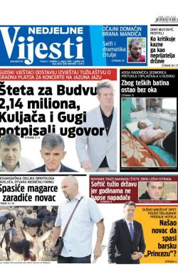 Vijesti - broj 6232, 2. avg 2015.