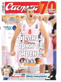 Sport - broj 20731, 7. sep 2015.