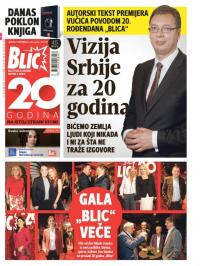 Blic - broj 7039, 17. sep 2016.