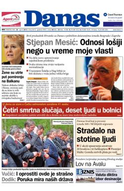 Danas - broj 6412, 20. apr 2015.