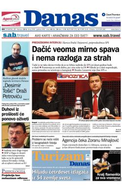 Danas - broj 5995, 27. feb 2014.