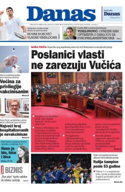 Danas - broj 8687, 12. jul 2021.