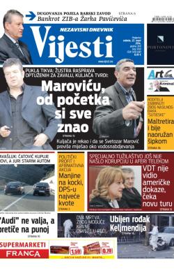 Vijesti - broj 5740, 22. mar 2014.