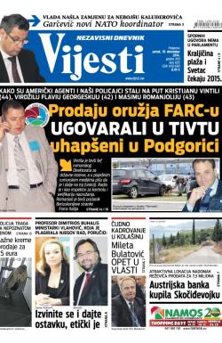 Vijesti - broj 6011, 19. dec 2014.