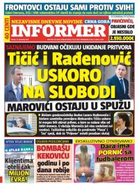 Informer CG - broj 1110, 22. dec 2015.