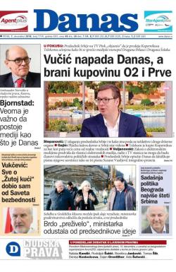 Danas - broj 7739, 7. dec 2018.