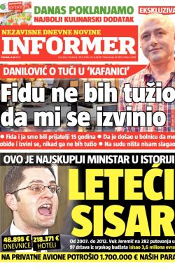 Informer - broj 354, 4. jul 2013.