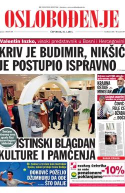 Oslobođenje - broj 24.107, 16. jan 2014.