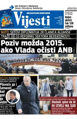 Vijesti - broj 5835, 26. jun 2014.