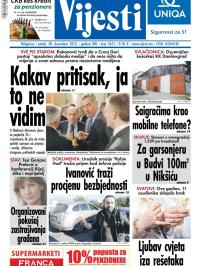 Vijesti - broj 5651, 20. dec 2013.