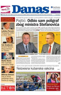 Danas - broj 6595, 20. okt 2015.