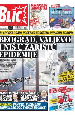 Blic - broj 8297, 26. mar 2020.