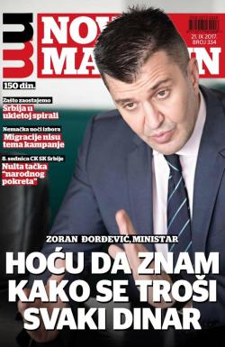 Novi magazin - broj 334, 21. sep 2017.