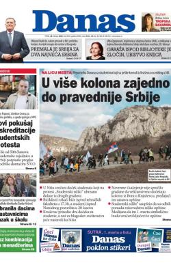 Danas - broj 9850, 28. feb 2025.
