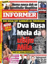 Informer CG - broj 1389, 18. nov 2016.