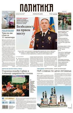 Politika - broj 40052, 8. jun 2025.